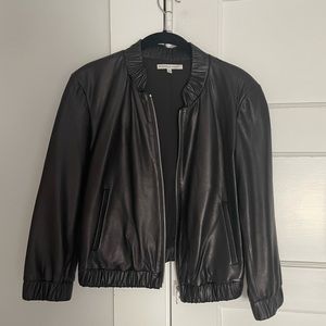 Rebecca Minkoff genuine leather bomber size small